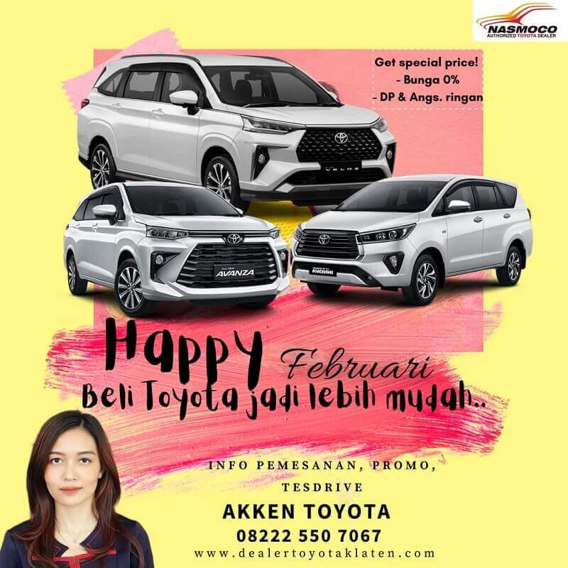 Promo Happy February Mudahnya Beli Toyota Di Toyota Klaten