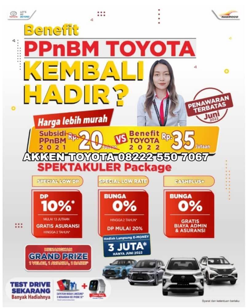 Spesial Promo Benefit PPNBM Toyota Hadir Lagi Di Toyota Klaten