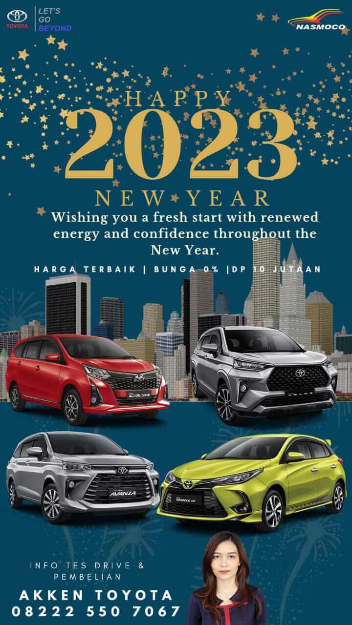 Promo Spesial Tahun Baru 2023 Beli Toyota Harga Terbaik Di Toyota Klaten